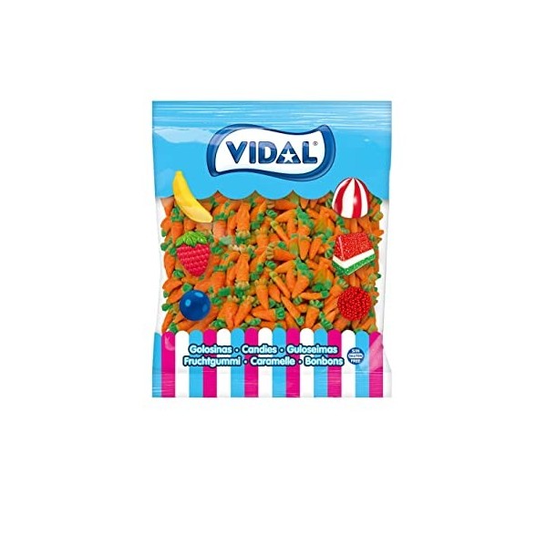 Carottes - Vidal - Gelée Gommeuse - Bonbons- 1 Kg