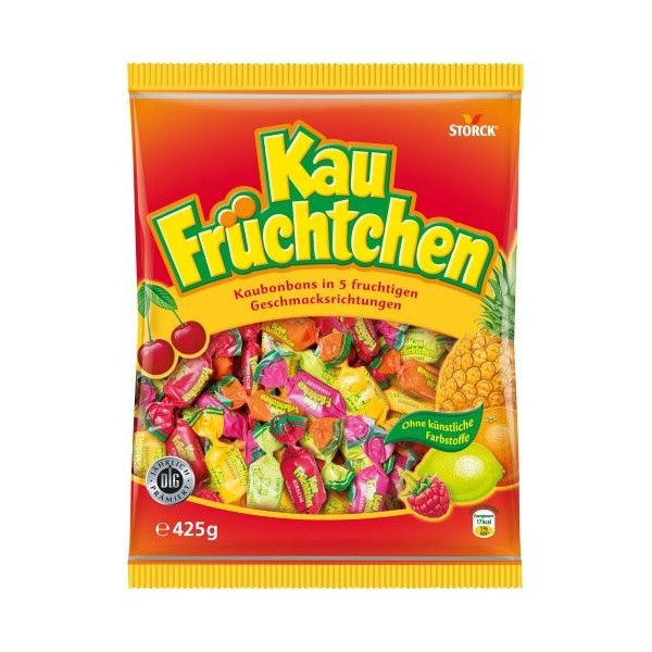 Storck - Chewing fruits Kau Früchtchen | Poids Total 425 grams