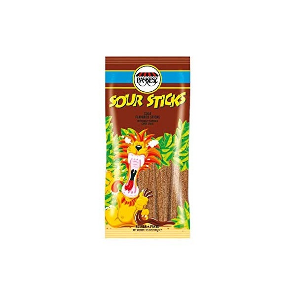 Paskesz - Maxi sour sticks gout cola - Lot de 6