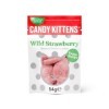 Candy Kittens Bonbons gourmands végétaliens à la fraise sauvage, sans huile de palme, fabriqués avec du jus de fruits et des 