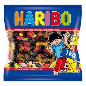 Haribo Vampire, Bonbons Fruités, Bonbons Gélifiés, Bonbons, Réglisse, en Sachet, 1 kg