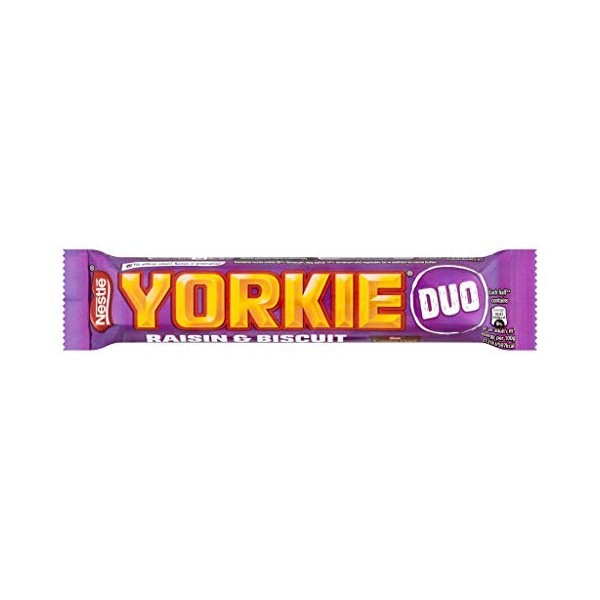 Yorkie Duo Raisins & Biscuit - 66 g - Paquet de 1