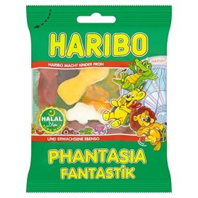 Haribo Phantasia/Science-Fiction, helal/Halal, caoutchouc&nbsp;-&nbsp;Babyours&nbsp;-&nbsp;Vin en caoutchouc, Fruit en caoutchouc, 100&nbsp;g