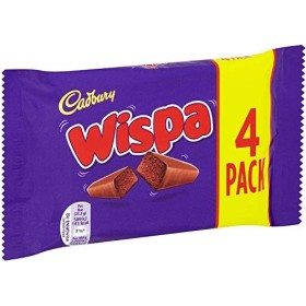Wispa Multi-Paquet - 4 barres x 25,5 g - Par paquet - Paquet de 1