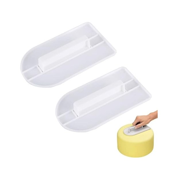 EBRO Lisseur à gâteau Lisseur dangle Lisseur pour décoration de gâteau