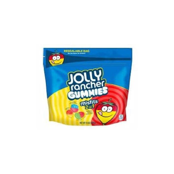Jolly Rancher Gummies Misfits Pochette 2 en 1 NK 369 g