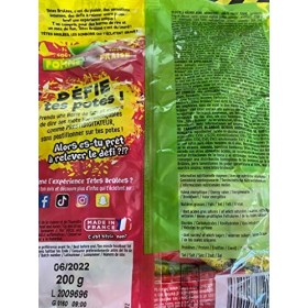 Georges Verquin Tête-brulée barre fraise/pomme - Le paquet de 200g