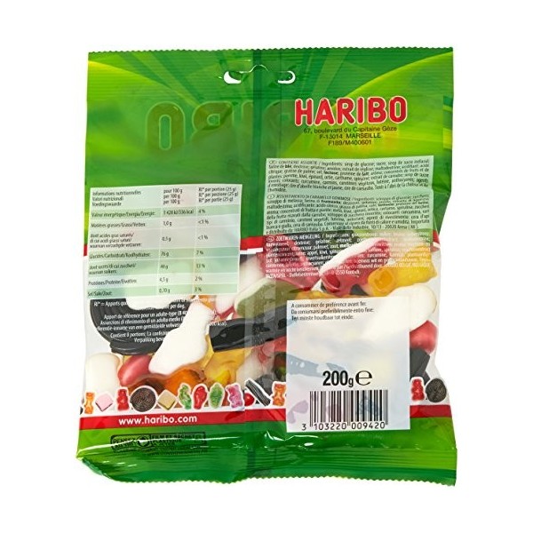 Haribo Bonbons Polka 200 g - Lot de 6