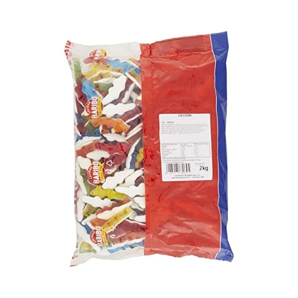 Haribo Caramelle Gommose Forma Coccodrillo 2 Kg