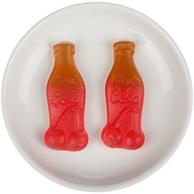 Haribo - Bonbons en forme de bouteilles de coca à la cerise - 150 par boîte