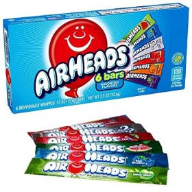 AIRHEADS Lot de 2 barres à mâcher aux saveurs fruitées 94 g