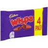 Wispa Multi-Paquet - 4 barres x 25,5 g - Par paquet - Lot de 4