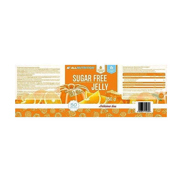 Allnutrition Delicious Line Sugar Free Jelly Orange 350G