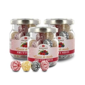Lot de 3 bonbons aux fruits assortis Ligne Le Goutte de Miel 100 g