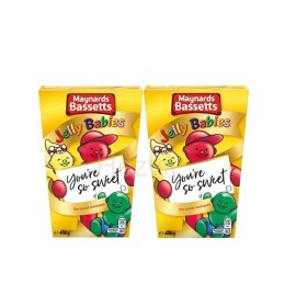 Maynards Bassetts Lot de 2 boîtes cadeau pour bonbons en gelée 400 g