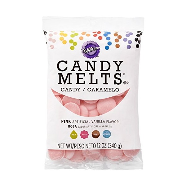 Candy Melts Flavored 12oz-Pink, Vanilla