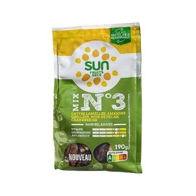 Mix n°3 Sun grignotage 190g fruits secs