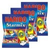 HARIBO Star Mix Mini, Lot de 3, en Caoutchouc&nbsp;-&nbsp;Babyours&nbsp;-&nbsp;Vin en Caoutchouc, Fruit Caoutchouc avec Sucre Mousse en Sachet, P