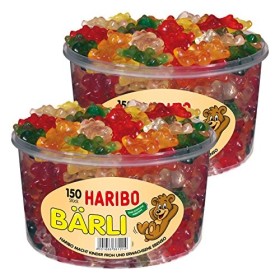 HARIBO Bärli Lot de 2 oursons en Caoutchouc