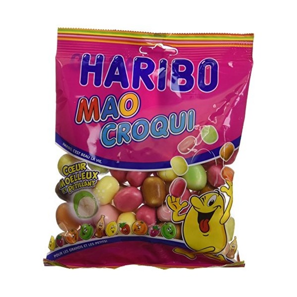 Haribo Bonbons Mao Croqui Le Paquet 250 g - Lot de 6