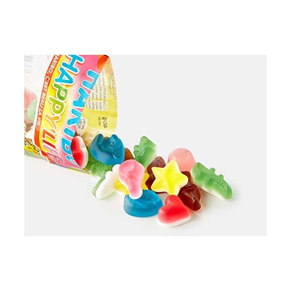 HARIBO Happy Life Assortiment de Bonbons Gélifiés Prêt à Vendre de 30 Sachets-40g - total 1,2kgs