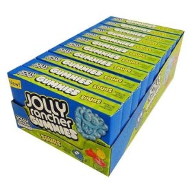JOLLY RANCHER Originals Lot de 11 boîtes de bonbons acidulés Sour & Chewy Gummy 100 ml – Pomme verte, framboise bleue, cerise