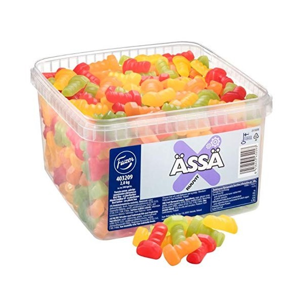 Ässä Ruuvit 2 kg – Fazer – Bonbons – Fruité – Finlandais – Suédois – Candy