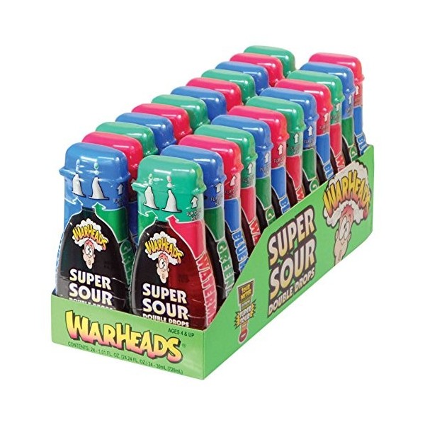 Warheads Super Sour Condiments Double Gouttes 30 ml lot de 24 
