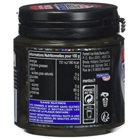 Mentos Chewing-Gum Mentos Pure Fresh Menthe Réglisse- Chewing-Gum Sans Sucres, 50 Dragées, 100g