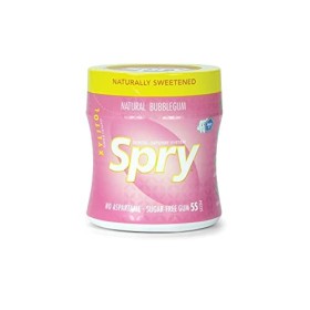 Xlear - Spry plus fort plus longtemps Xylitol gomme naturelle Bubblegum - 55Pièce s 