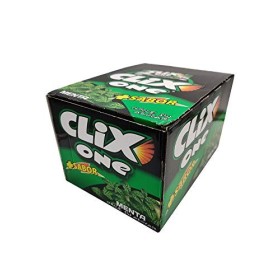 CLIX ONE MENTA - Chewing-gum sans sucre - Boîte de 200 unités