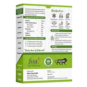 Attar Ayurveda Gond Katira Pure Edible Gum Tragacanth Gum High Cooling Properties Herbal Food Super Food 100% Natural No Pr