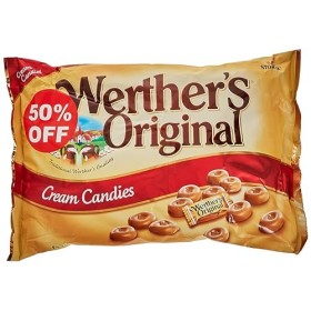 Caramelos werther´s original crema nata bolsa 1 kg