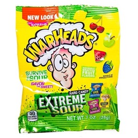 Warheads Extreme Sour Candy 1 OZ 28g 