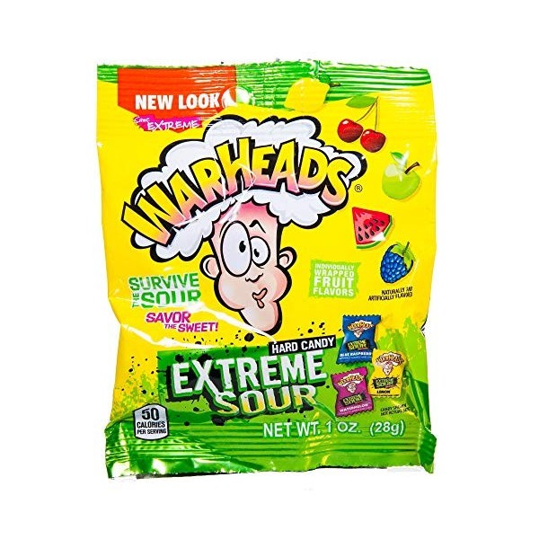 Warheads Extreme Sour Candy 1 OZ 28g 