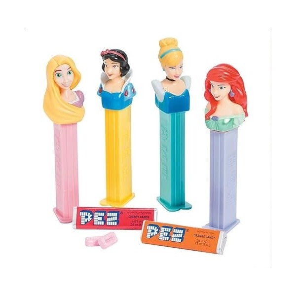 Disney Princess Princesse Pez Distributeur avec Refills Vendu à lunité, Un caractère aléatoire fourni 
