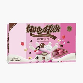 Dragées Maxtris Two Lait Teinté Rose Boîte de 1 KG