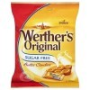 Sucre dorigine de Werther bonbons sans beurre liste 80g - Paquet de 6