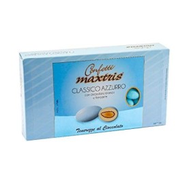 MAXTRIS | Dragées Italienne aux Amandes | CLASSIQUE BLEU CLAIR | 1 Kg.