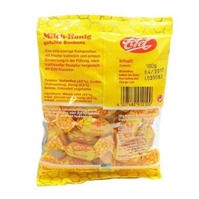 Edel - Bonbons au miel et au lait Milch Honig Bonbons | Poids Total 100 grams