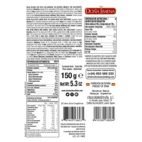DOÑA JIMENA - Amandes garnies sans sucre, qualité suprême, friandises typiques de Noël, recette artisanale, 200g