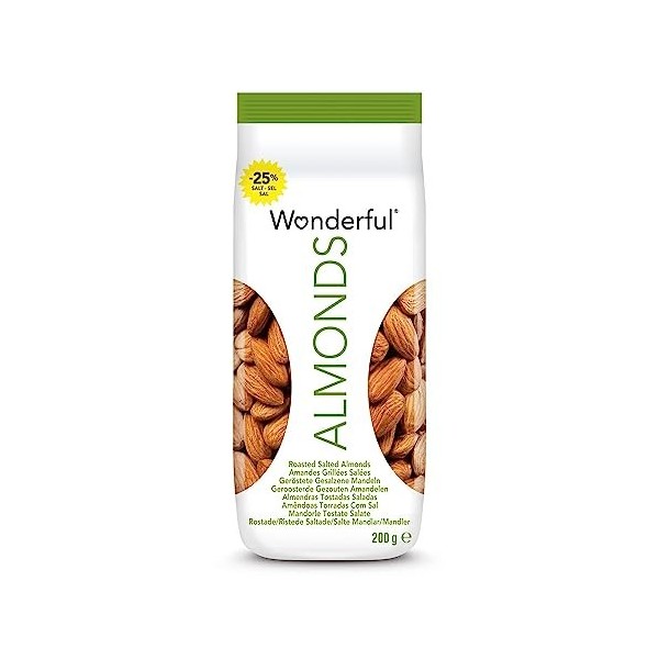 Wonderful Almonds - Amandes grillées salées 200g