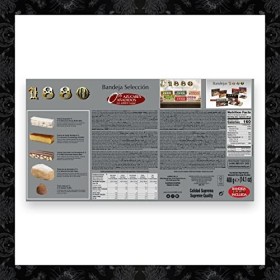 1880 - Plateau de sélection 0% sucres ajoutés, boîte, Le nougat le plus cher du monde, Sélection de Noël Qualité Suprême, Dou