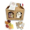 Coffret de Pâtes de fruits et Nougats tendres - Idée cadeaux plaisir et original - Box surprise à offrir - Panier de confiser