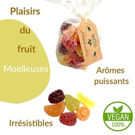 Coffret de Pâtes de fruits et Nougats tendres - Idée cadeaux plaisir et original - Box surprise à offrir - Panier de confiser