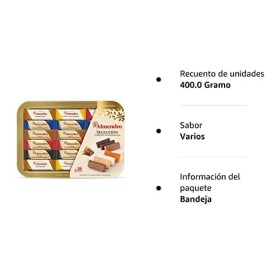 El Almendro - Die Portionen von Nougat - 400g - 14,11 Unzen - Spanisch Produkt / Nougat Spanisch