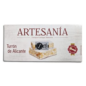 Nougat dAlicante dur turron espagnol - Fabrication artisanale - Qualité extra 150g - Sans gluten