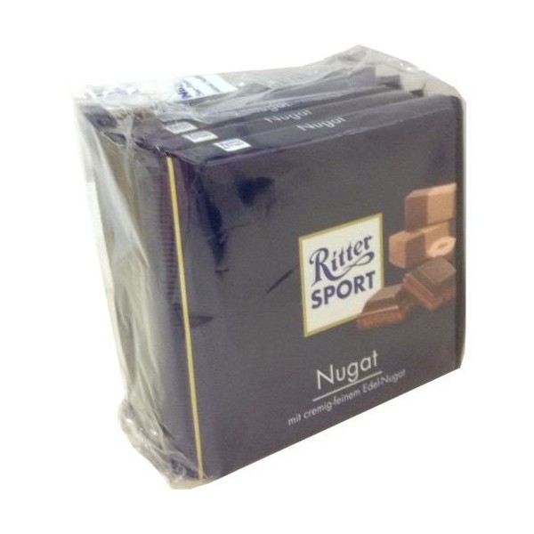 Ritter Sport Nougat Schokolade 100g 5er Pack by Yulo Toys Inc