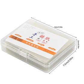 Nougat Paper-500pcs Emballage de bonbons comestibles à base de riz gluant convient au nougat, au caramel, au caramel