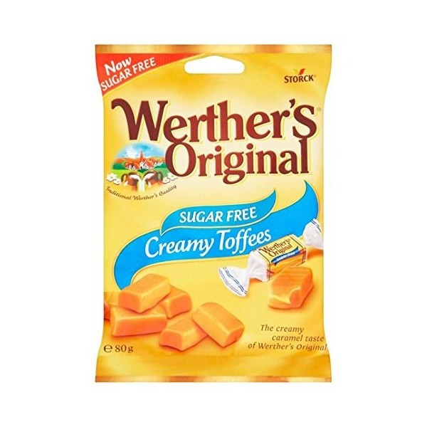 Fondants Sucre Werther 80g gratuit